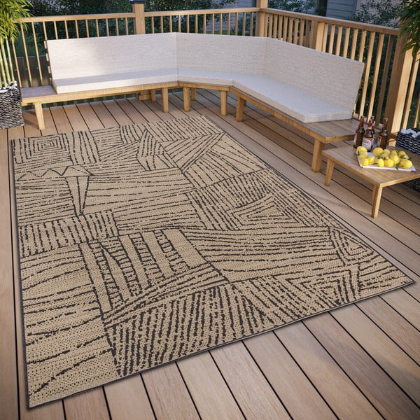 Béžový vonkajší koberec 80x150 cm – Elle Decoration-image-1