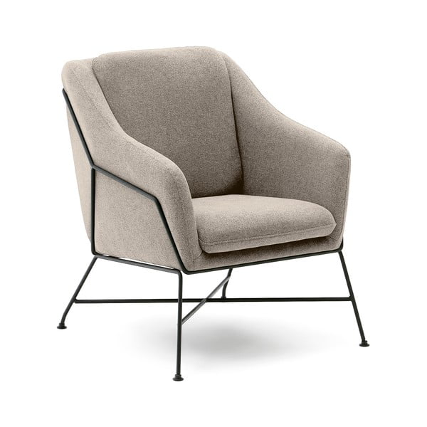 Béžové kreslo Brida – Kave Home