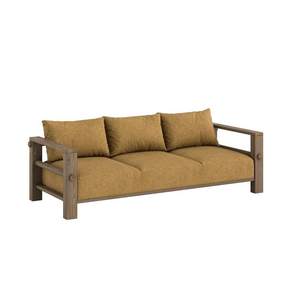 Okrovožltá pohovka 225 cm Bare – Karup