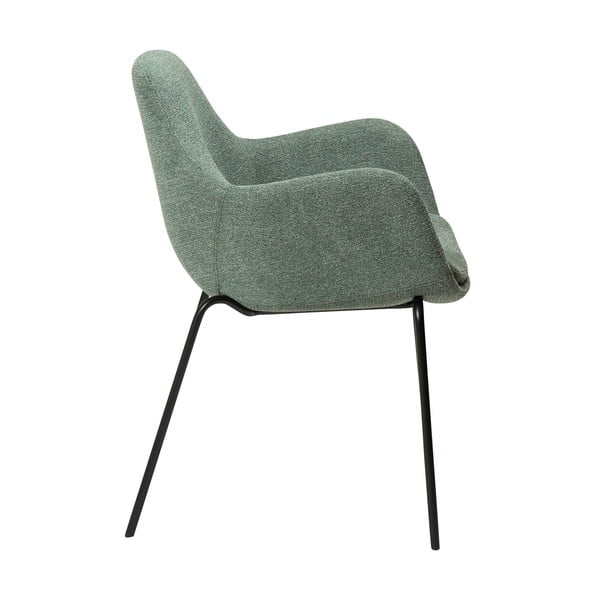 Svetlozelené kreslo z textílie buklé Zimmer – DAN-FORM Denmark-image-2