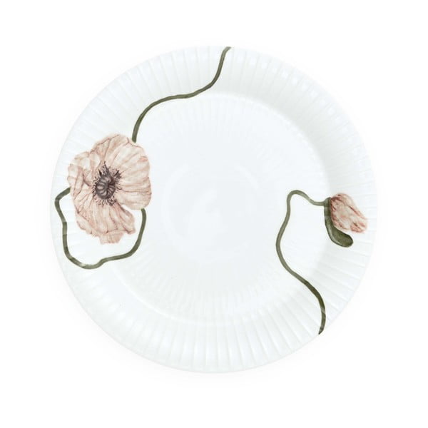 Biely porcelánový tanier Kähler Design Hammershøi Poppy, ø 22 cm-image-2
