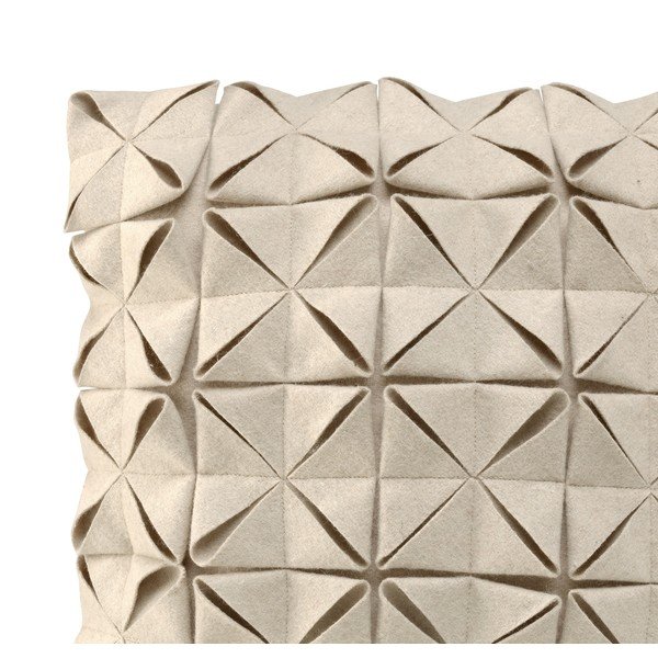 Obliečka na vankúš z plsti 50x50 cm Geo felt – HF Living-image-1