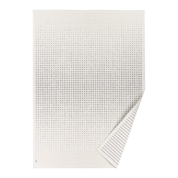 Biely vzorovaný obojstranný koberec Narma Helme, 160 × 230 cm