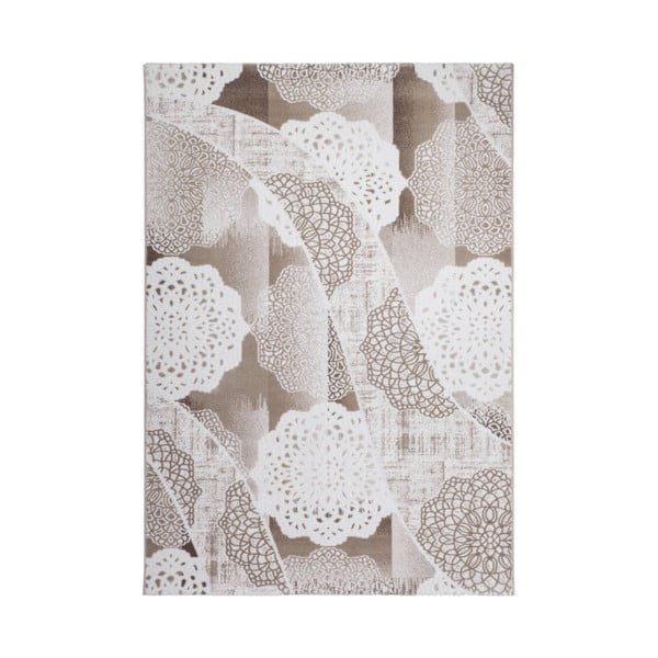 Hnedý koberec Lace, 80 x 150 cm