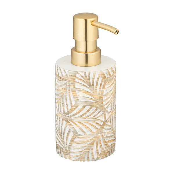 Béžový dávkovač mydla z polyresínu 490 ml Terralba – Wenko-image-1