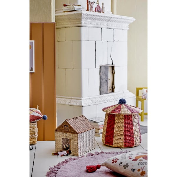 Detský kôš na hračky z vodného hyacintu v prírodnej farbe ø 40x40 cm Birsen – Bloomingville Mini-image-1