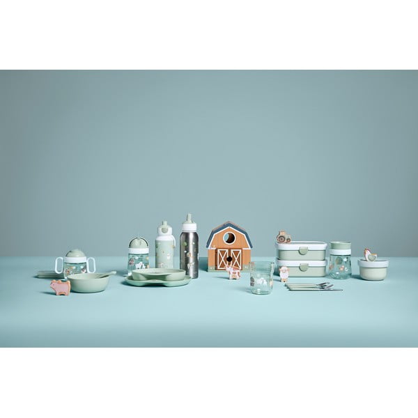 Svetlozelený tritanový detský hrnček 200 ml Little farm – Mepal-image-2