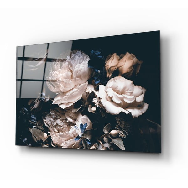 Sklenený obraz Insigne Bouquet, 72 x 46 cm