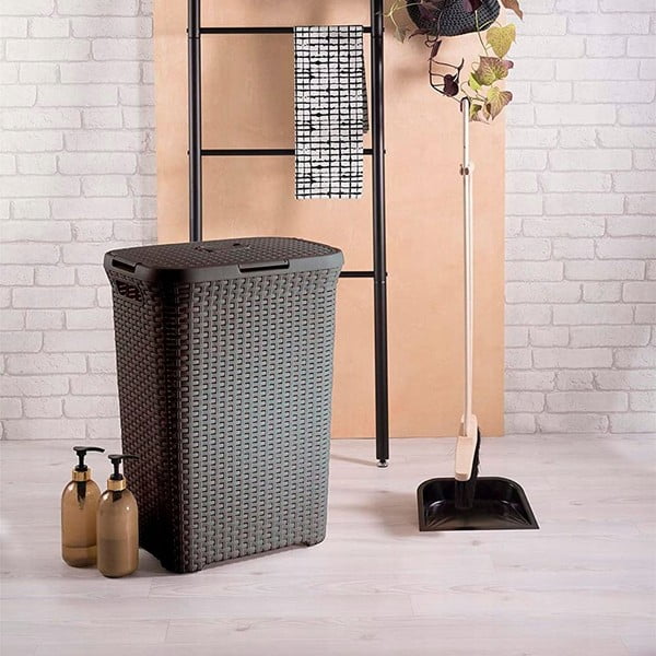 Hnedý kôš na bielizeň Curver Hamper, 40 l-image-1
