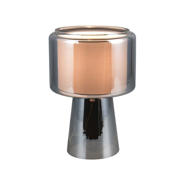 Sivá stolová lampa (výška  29 cm) Rocka – Trio-image-3