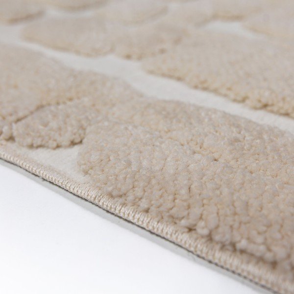 Krémovobiely koberec 160x230 cm Esra Cobbled – Flair Rugs-image-3