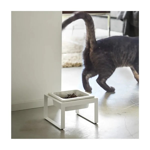 Súprava misky a boxu na granule pre domáceho maznáčika Tower – YAMAZAKI-image-2