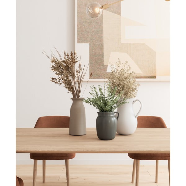 Biela keramická ručne vyrobená váza (výška 30 cm) Harmonia – Artevasi-image-3