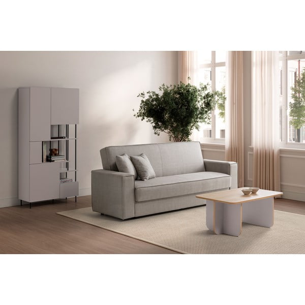 Krémová knižnica 84x175 cm Perla – Marckeric-image-1