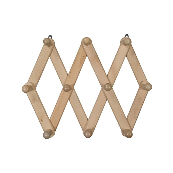 Nástenný vešiak z brezového dreva v prírodnej farbe Levin - WOOOD-image-3