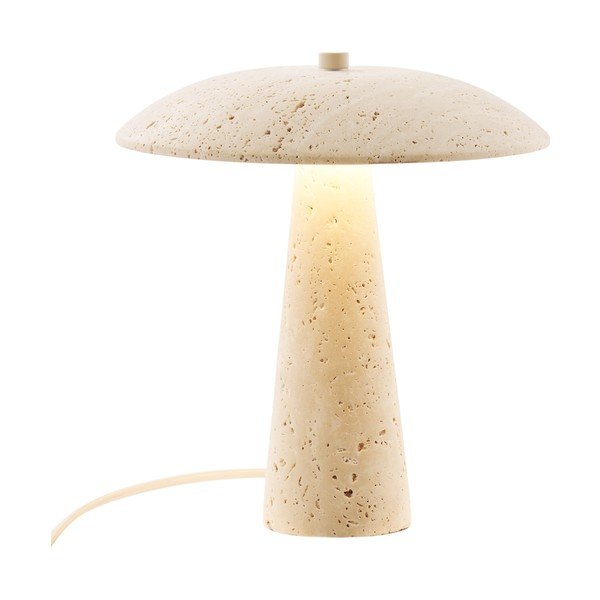Béžová kamenná LED stolová lampa (výška  25,5 cm) Consett – House Nordic-image-3