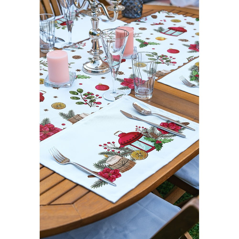Vianočný set 4 ks prestieranie a behúňa na stôl 140x45 cm American Servis - Mila Home