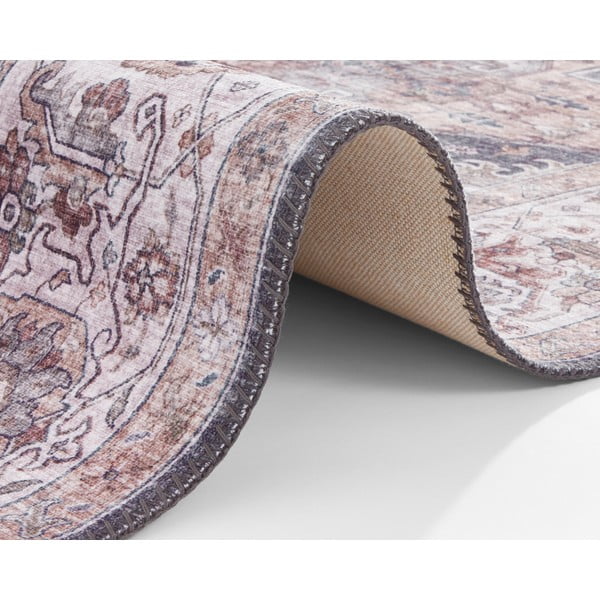 Sivo-béžový behúň Nouristan Sylla, 80 x 200 cm-image-4