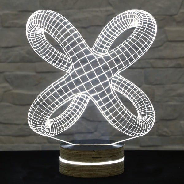 3D stolová lampa Abstract III