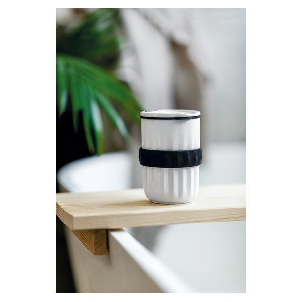 Biely sklenený cestovný hrnček Villeroy &amp; Boch Like To Go &amp; To Stay, 450 ml-image-1