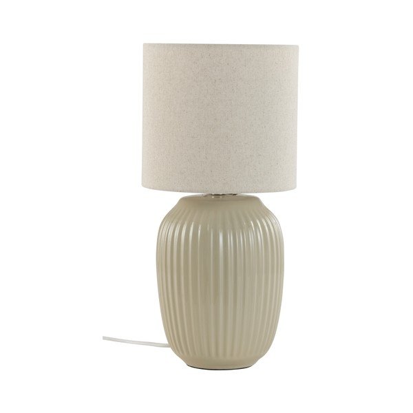 Béžová keramická stolová lampa (výška  41,5 cm) Karlsson – Jotex