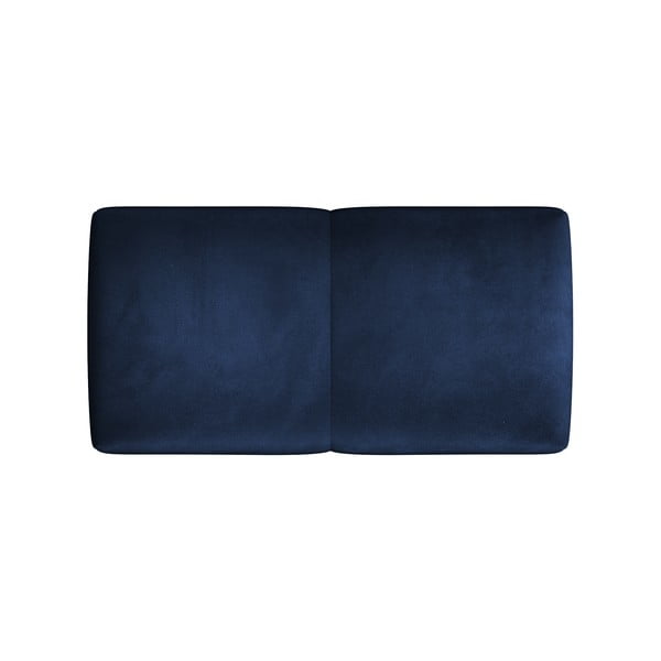 Modrá zamatová opierka k modulárnej pohovke Rome Velvet - Cosmopolitan Design-image-2