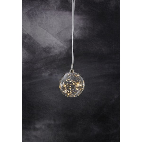 Biela vianočná svetelná dekorácia ø 15 cm Glow – Star Trading-image-2