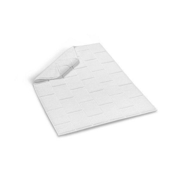 Biela bavlnená kúpeľňová predložka Foutastic Tile, 50 x 80 cm-image-1