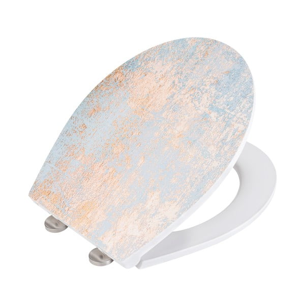 Záchodová doska s automatickým zatváraním 37,5 x 44,5 cm Agate - Wenko-image-2