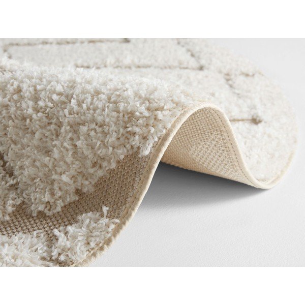 Krémovobiely koberec Mint Rugs Handira, ⌀ 160 cm-image-1