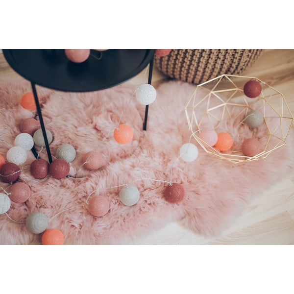 Béžová svetelná reťaz s LED žiarovkami LUKKA, 30 svetielok-image-2