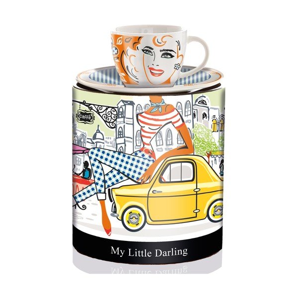 Set porcelánovej šálky a tanierika na espresso Ritzenhoff Michal Shalev, 8 cl-image-3