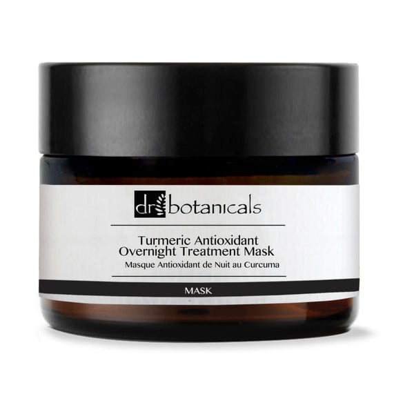 Vyživujúca nočná pleťová maska ​​Dr. Botanicals DB Turmeric Antioxidant Overnight Treatment, 50 ml
