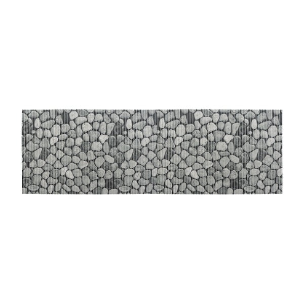 Sivá plastová kúpeľňová predložka 65x200 cm Sassi – Wenko