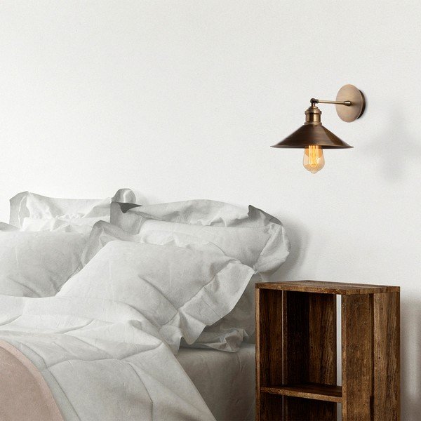 Nástenné svietidlo v zlatej farbe ø 24 cm Mueno – Opviq lights-image-1