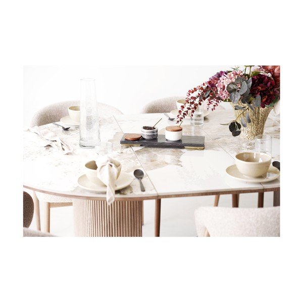 Sivobéžová keramická váza (výška  23,5 cm) – House Nordic-image-2