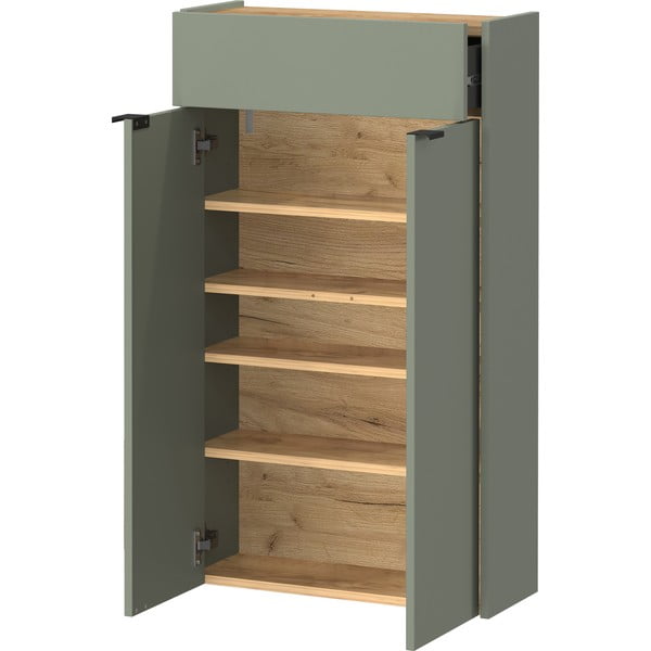 Šalviová zelená skrinka 56x97x22 cm Ameca – Germania-image-3