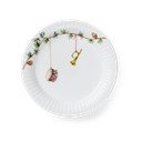 Biely dezertný porcelánový tanier s vianočným motívom ø 19 cm Hammershøi Christmas – Kähler Design
