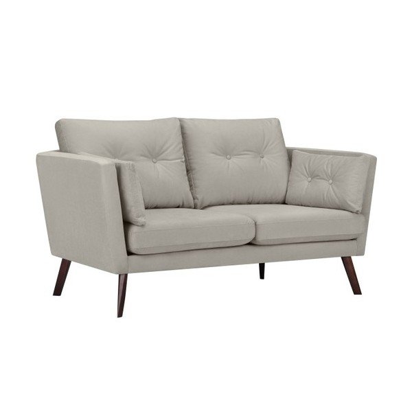 Svetlosivá dvojmiestna pohovka Mazzini Sofas Cotton