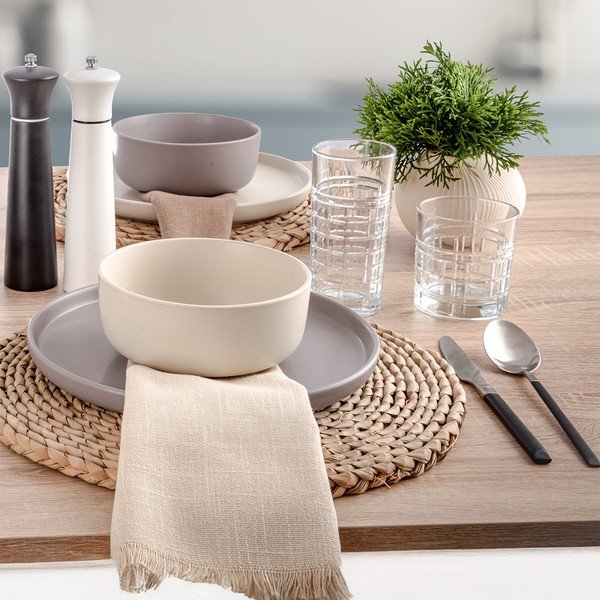 Čierny/v striebornej farbe antikoro príbor 24 ks Skandi – Orion-image-2