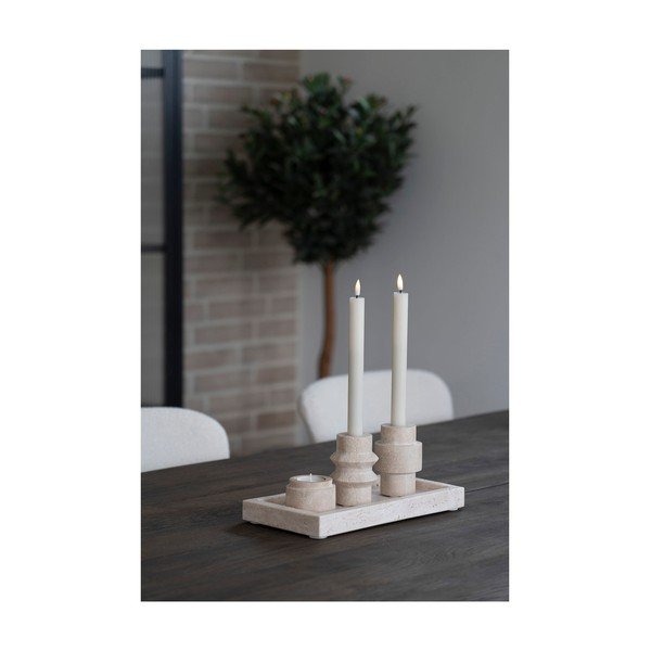 Kamenné svietniky na čajovú sviečku v súprave 2 ks – House Nordic-image-1