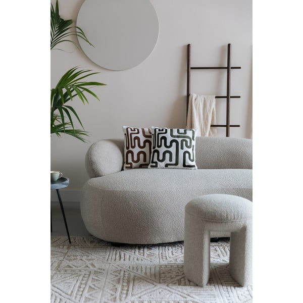 Zamatový dekoračný vankúš 40x40 cm Ayur – White Label-image-1