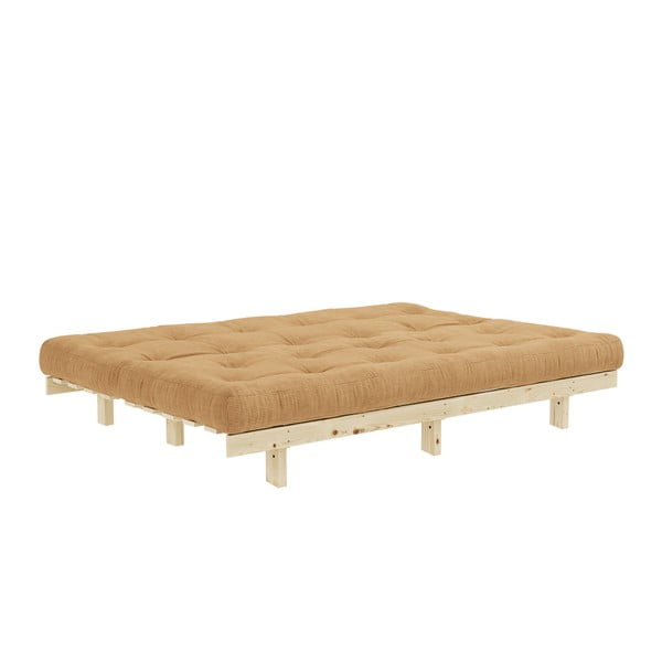 Rozkladacia pohovka v horčicovohnedej farbe 190 cm Lean – Karup Design-image-4
