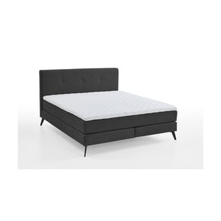 Tmavosivá boxspring posteľ 160x200 cm Jona - Meise Möbel