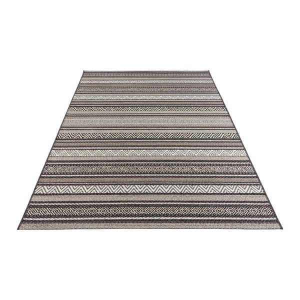 Čierno-hnedý koberec vhodný aj do exteriéru Elle Decoration Bloom Rodez, 80 × 150 cm-image-4