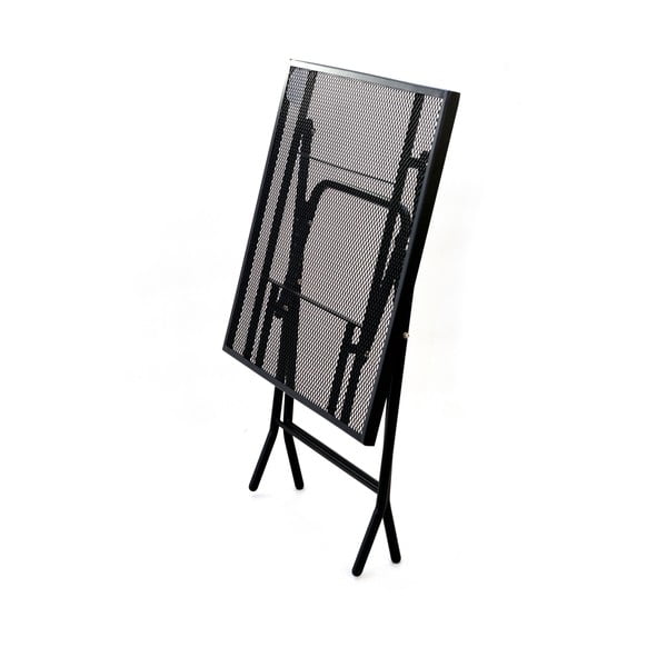 Kovový záhradný jedálenský stôl 70x70 cm - Rojaplast-image-2