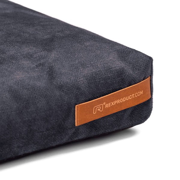 Tmavosivý matrac pre psa z Eko kože 60x70 cm SoftPET Eco L – Rexproduct-image-2