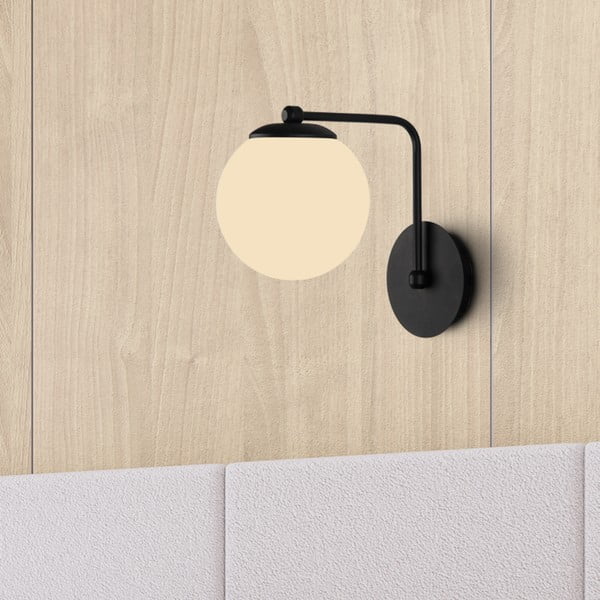 Čierne nástenné svietidlo Squid Lighting Star, výška 22 cm-image-3