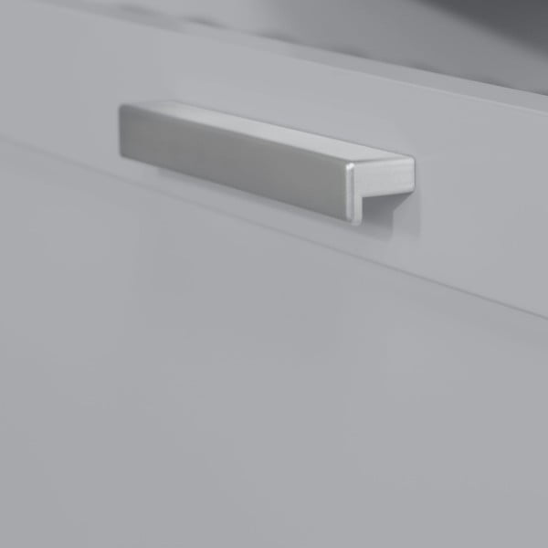 Sivá detská komoda s prebaľovacím pultom 87x100x75 cm Hamburg – Roba-image-3