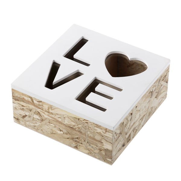 Úložný box Unimasa Love, 18 × 8 cm